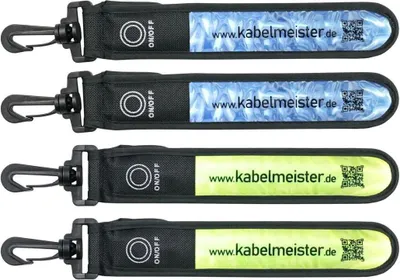 Immagine prodotto di kabelmeister LED-Leuchtband / Blinklicht, 2x blau + 2x gelb