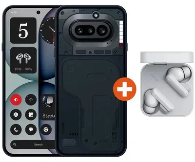 Obrázek produktu pro Nothing Phone 4a 12/Dual-SIM černý, smartphone s Androidem 16 včetně sluchátek CMF Buds – smartphone – 256 GB
