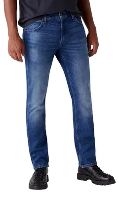 Produktbild von WRANGLER, Herren Jeanshosen, Straight fit, GREENSBORO, W31 L34, Blau, Jeans, baggyjeans, buggy