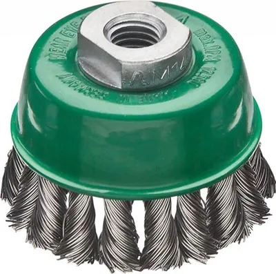 Obrázok produktu pre Hrnčeková kefa D.65mm M14 Hrúbka drôtu 0,5mm VA 12500min-¹ LESSMANN