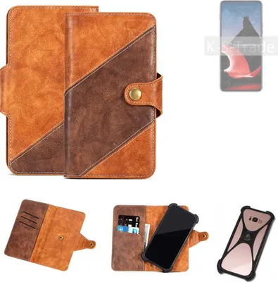 Produktbild von K-S-Trade Handyhülle Schutzhülle Bookstyle Case Wallet-Case kompatibel mit Motorola ThinkPhone Cover Klapphülle Kantenschutz Smartphone dunkelbraun