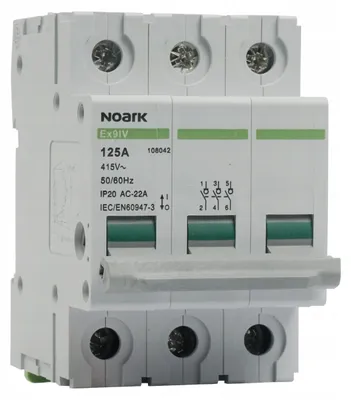 Zdjęcie produktu dla Rozłacznik izolowany Ex9IV 3P 100A 108041 NOARK