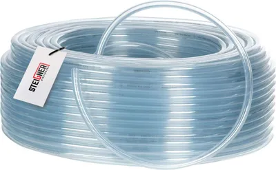 Produktbild von STEIGNER Benzinschlauch Wasserschlauch PVC Schlauch Transparent, Durchmesser: 12-16 mm, Länge: 5 m, SBS-19-5