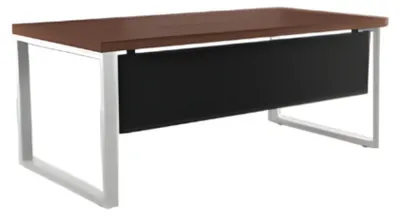 Produktbild von Exklusiver brauner schwarzer Schreibtisch Luxus-Büromöbel Arbeitsplatz