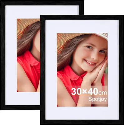 Obrázok produktu pre Spotjoy rám obrazu 30x40cm sada 2 čierne s paspulkami
