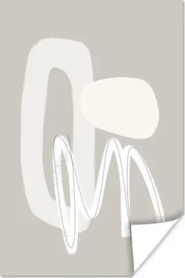 Produktbild von MuchoWow® Poster Pastell - Minimalismus - Gestaltung 20x30 cm - Papierdruck