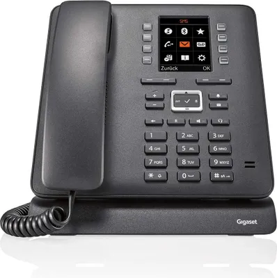 Produktbild von Gigaset T480HX Tischtelefon fьr schnurlos Anschluss - schwarz