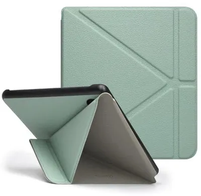 Productafbeelding van Kobo Libra Origami Hoes met Auto Sleep/Wake - Agave Groen