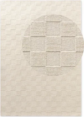 Image de Tapis en laine Villeroy & Boch 1766 Scala Naturel Blanc