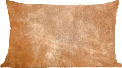 Produktbild von MuchoWow® Zierkissen Sofakissen Wohnzimmer Dekokissen 50x30 cm Leder - Strukturiert - Lederoptik - Braun - Wohnzimmerdekoration - Polster mit Photo
