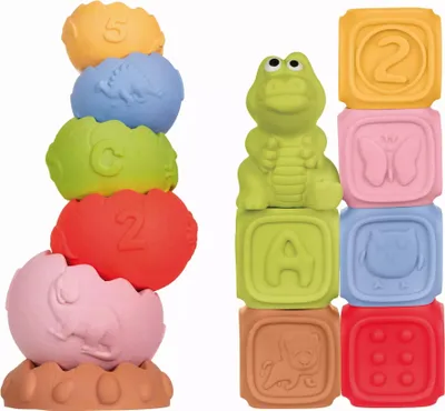 Immagine prodotto di Tullo Sensory Blocks. Sensory Pyramid - Montessori Educational Set 13 pcs.