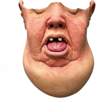 Produktbild von Mega Doppelkinn Maske aus Latex