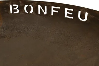 Produktbild von BonFeu BonBowl Plus Feuerschale 80 cm - Feuerschalen für den Garten - Feuerstelle Outdoor & Feuertonne - Feuerschale mit opt. Grillrost aus hochwertigem Cortenstahl - Feuerkorb für den Garten - 80x80x23.5cm