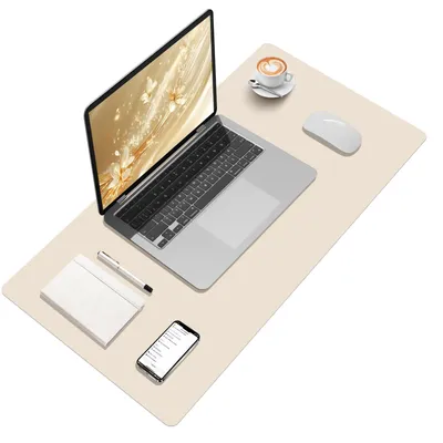 Imagen del producto de Escritorio de 80 x 40 cm, color beige - Elegante y versátil