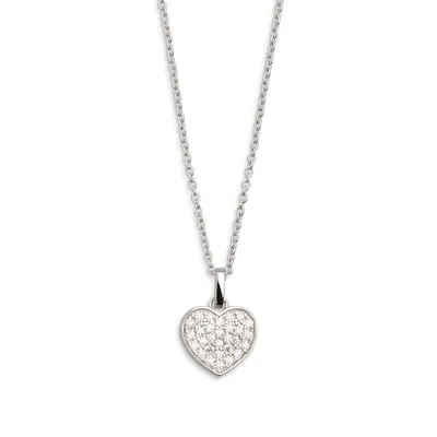 Produktbild von Xenox XS2790 Kette mit Anhänger Damen Love Story Herz Zirkonia Silber