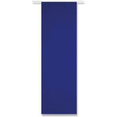 Produktbild von Flächenvorhang Alessia Dunkelblau 60x245 cm – blickdichte Schiebegardine aus Polyester, ohne Technik, Sichtschutz für Fenster