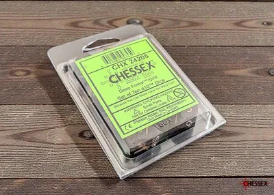 Immagine prodotto di Set Chessex Brush Deep Forest Gold con 10 dadi D10