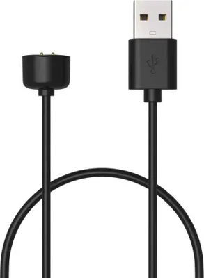 Produktbild von Kabel zum Aufladen USB-A zu Xiaomi Mi Band/Smart Band 5/6/7, 2,5W 1m, Fixed Charging Cable, Schwarz