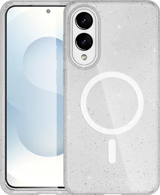 Image de imoshion Sparkle Backcover avec MagSafe pour le Samsung Galaxy S25 Edge - Transparent