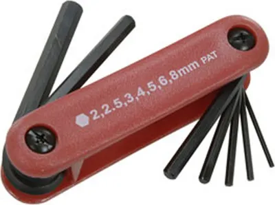 Produktbild von Motoforce Steckschlüsselsatz 2 2,5 3 4 5 6 8 mm