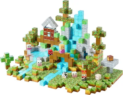 Obrázok produktu pre Magnetické bloky 150 ks Sada lesného hradu STEM Montessori senzorické hračky