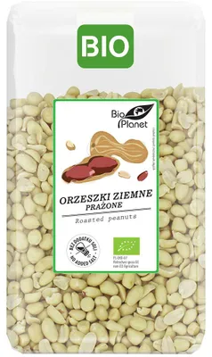 ORZESZKI ZIEMNE PRAŻONE BEZ SOLI BIO 1 kg - BIO PLANET