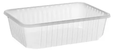 Produktbild von 50x Rechteckschalen klar 750 ml (PP)