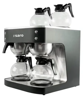 Produktbild von Saro Kaffeemaschine S48T – 2 Brühsysteme, 4 Glaskannen, schnelle Brühzeit, einfache Bedienung