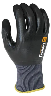 Produktbild von Arbeitshandschuh aus Nylon/Nitril Schwarz Größe 9 Juba