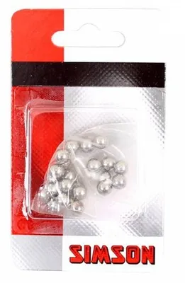Obrázok produktu pre 1/4 palca guľôčky 24 strieborných kusov