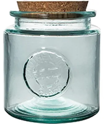Productafbeelding van Authentieke voorraadpot van 80 cl met kurkdeksel - 6 stuks