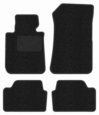 Image de Tapis de sol en moquette pour BMW 1 E87 2004-2011 (à hayon) – jeu 4 pièces, anthracite, sur mesure – Wielganizator ANTHRA