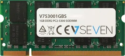 Produktbild von RAM Speicher V7 V753001GBS           1 GB DDR2