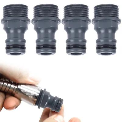 Productafbeelding van Set van 4 slangaansluitingen voor buitenkraan 1/2 inch