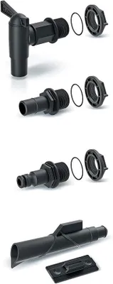 Productafbeelding van Famanu accessoire set voor regenwateropslagtanks - 5-delig, 180x45x230 mm