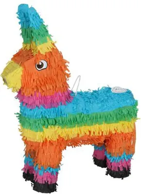 Produktbild von Pinata Esel 41x55cm Kindergeburtstag Mottoparty Partydeko Piñata Partyspiel