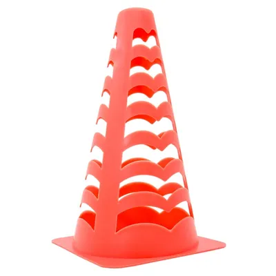 Immagine prodotto di Coni da Calcio 6 pz Impilabili Arancioni 13x13x22,5 cm