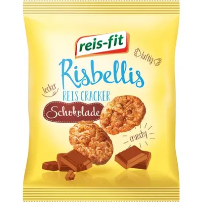 Produktbild von reis-fit Risbellis Reis Cracker Schokolade 40g