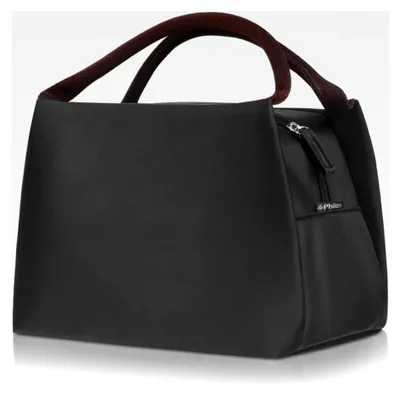 Produktbild von Kühltasche Klein, Wasserdicht, Leichte Lunchtasche für Damen und Herren, Faltbare Kühltasche, Isoliertasche für Picknicks, Arbeit und Schule, Schwarz