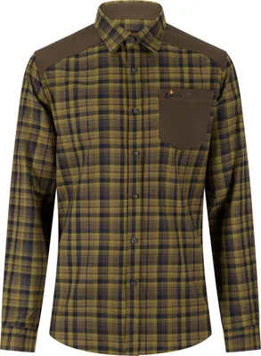 Produktbild von il Lago Prestige Outdoorhemd Finn Herren (Oliv/Schwarz) Größe XL