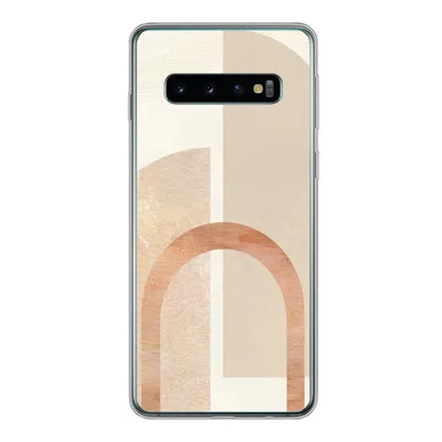 Produktbild von MuchoWow® Handyhülle Schutzhülle Hülle für Samsung Galaxy S10 Marmor - Muster - Rosa Silikon Softcase Handy Hülle - Handytasche