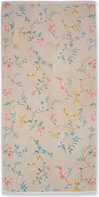 Produktbild von PIP STUDIO Les Fleurs Duschtuch khaki 70x140cm (1 Stück)