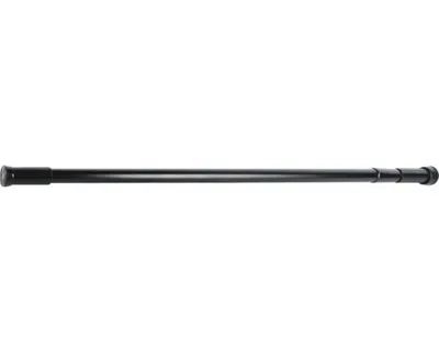 Produktbild von Duschvorhangstange MSV 110-200 cm edelstahl schwarz 143601