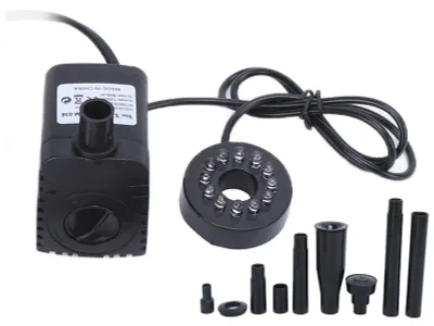 Obrázek produktu pro Ponorné čerpadlo, IP68, vodotěsné, tiché, fontána pro hydroponii, akvárium, rybník, zahrada, 8 W, zástrčka EU, 220–240 V