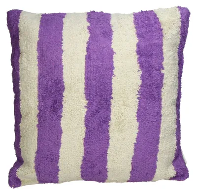 Produktbild von Kersten Kissen STRIPES lila creme | 45x45cm