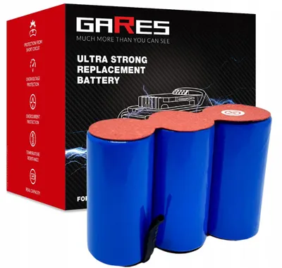 Obrázek produktu pro GARES Akumulátor Baterie pro Gardena 302768 08800-00.630.00 901197001 | 6 V 3Ah | Zesílená série High-Performance | Vysoký výkon |
