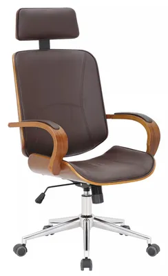 Produktbild von In And OutdoorMatch Deluxe XL Bürostuhl Vergie - Kunstleder - Braun - Ergonomisch - höhenverstellbar