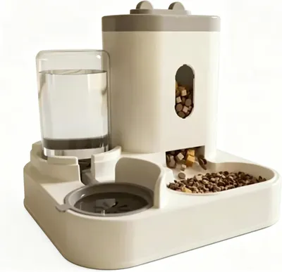 Produktbild von Automatischer Futter- & Wasserspender – Programmiertierbarer Automat mit Portionskontrolle & Anti-Schling-Design für Hunde & Katzen