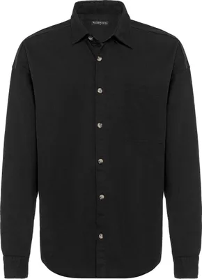 Produktbild von Red Bridge Herren Hemd Premium Denim Oversized Wide Cut Schwarz XXL