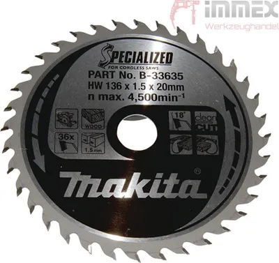 Produktbild von Makita B-33635, 13,6 cm, 2 cm, 1,5 mm, 1 Stück(e)